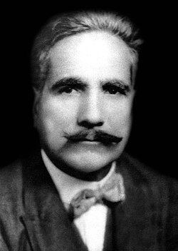 Portrait of Allama Muhammad Iqbal